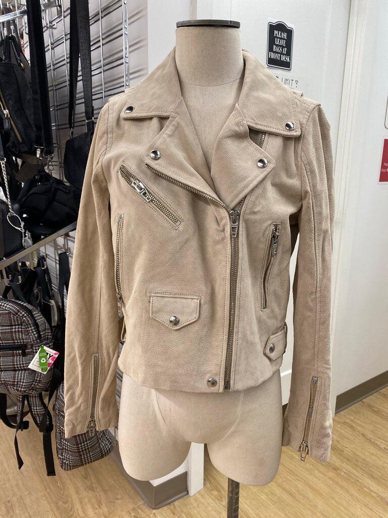 BLANKNYC suede moto jacket M