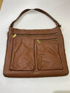 Fossil pebbled leather handbag