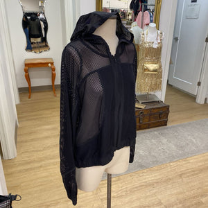 Lululemon See through perforated jacket 10