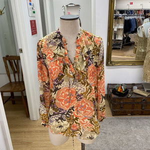Ralph Lauren ruffle top Sp