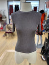 H&M metal fibre knit top S