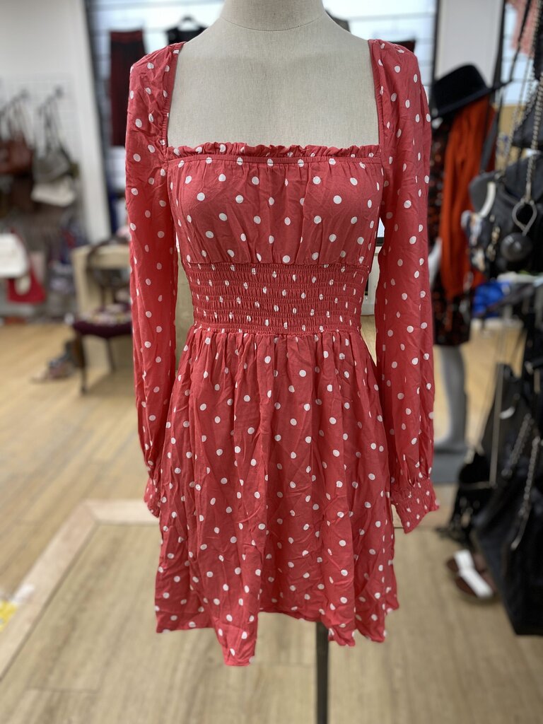 AFRM polka dot dress NWT XS