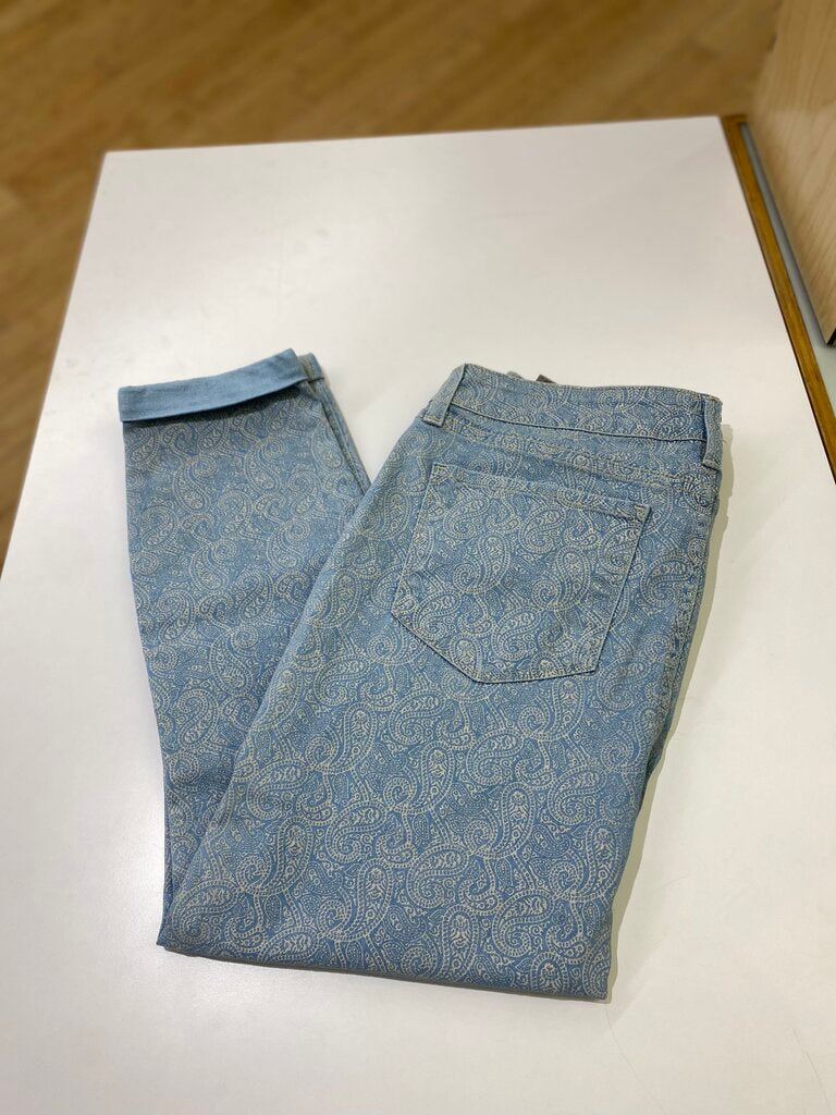 NYDJ Paisley print jeans 10p