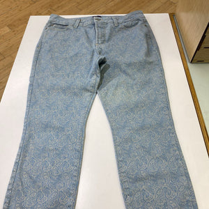 NYDJ Paisley print jeans 10p