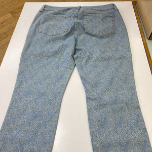 NYDJ Paisley print jeans 10p