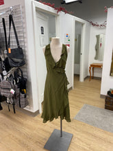 Load image into Gallery viewer, Haute Hippie wrap ruffle dress XS
