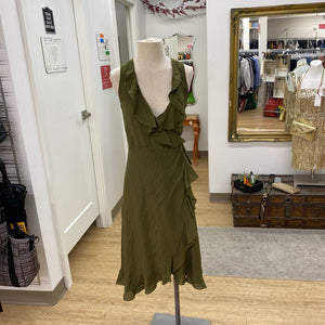 Haute Hippie wrap ruffle dress XS