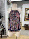 Lucky Brand paisley tank top XS