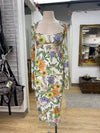 AFRM floral mesh overlay maxi dress XS