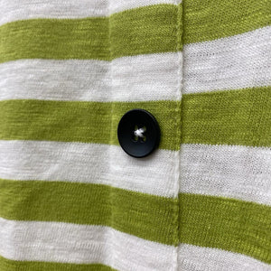 Foil striped dress NWT M