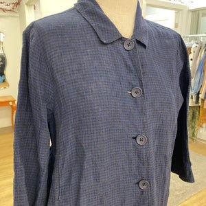 Eileen Fisher oversized linen top XXS