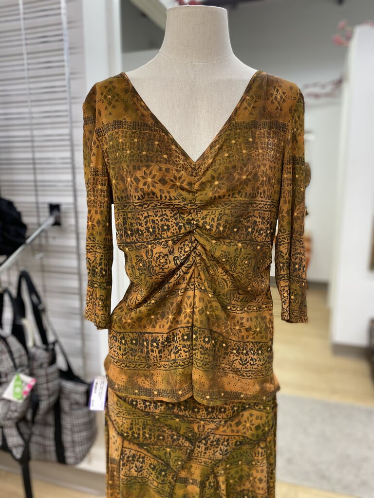 Tribal mesh top XL