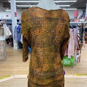 Tribal mesh top XL