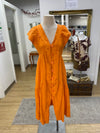Anthropologie linen blend dress XS