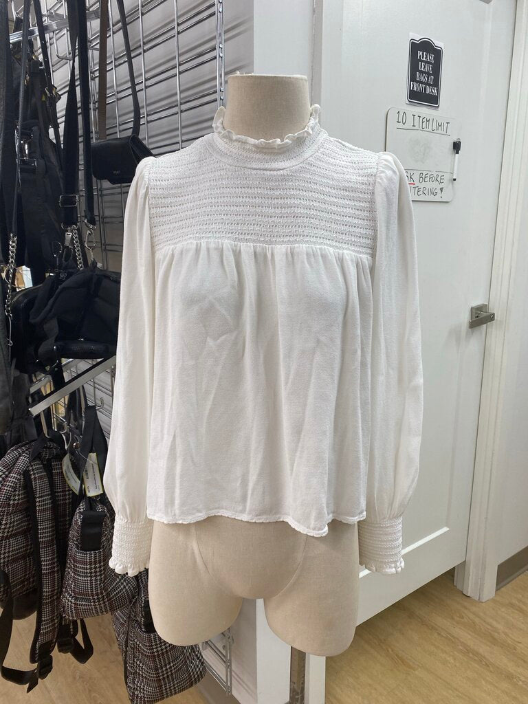 Wilfred smocked top M