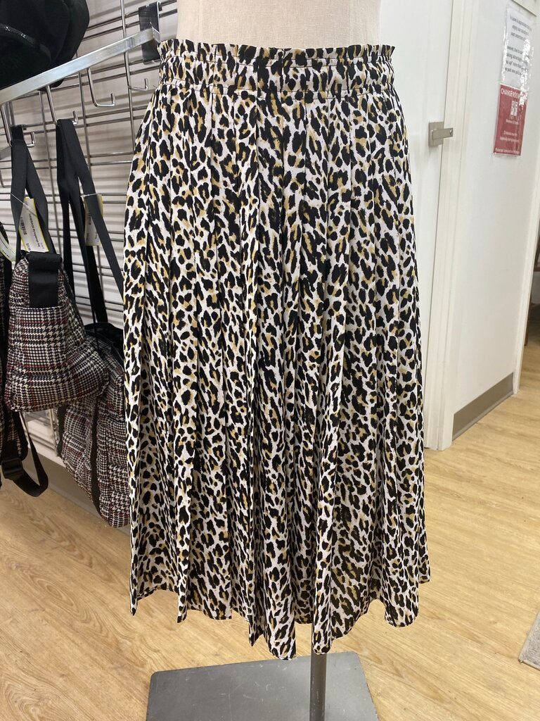 J Crew leopard print skirt 0