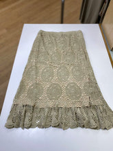 Load image into Gallery viewer, Cartise metallic crochet overlay skirt 2
