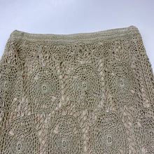 Load image into Gallery viewer, Cartise metallic crochet overlay skirt 2
