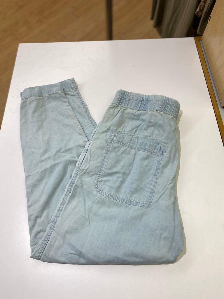 Roots chambray pull on pants M