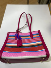 Load image into Gallery viewer, Kate Spade leather/woven handbag
