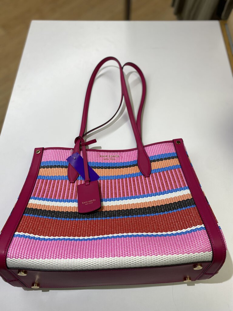 Kate Spade leather/woven handbag