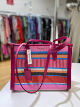 Load image into Gallery viewer, Kate Spade leather/woven handbag
