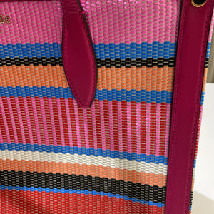Kate Spade leather/woven handbag