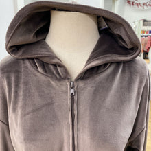 Load image into Gallery viewer, Skims velour crop hoody S
