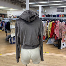 Load image into Gallery viewer, Skims velour crop hoody S
