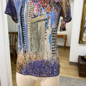 *floral/city print