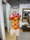 Desigual ribbed open back top M