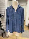 Cloth and Stone chambray top XS