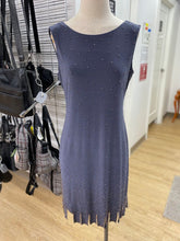 Load image into Gallery viewer, Betsy Adam gunmetal studs dress NWT 6
