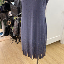 Load image into Gallery viewer, Betsy Adam gunmetal studs dress NWT 6
