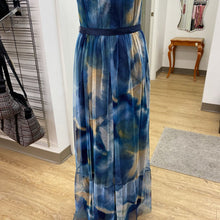 Load image into Gallery viewer, Candalite mesh overlay maxi dress XL
