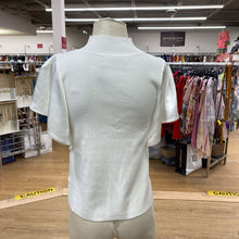 Load image into Gallery viewer, Melissa Nepton satin sleeves knit top S
