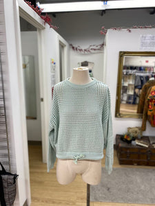 Sweaty Betty open knit sweater M
