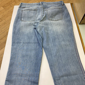 Talbots Modern Ankle side stripe jeans 16