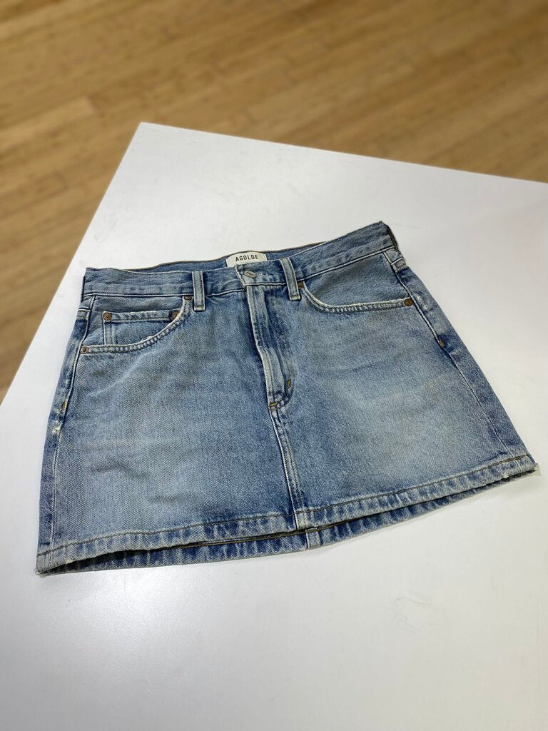AGolde denim mini skirt 26