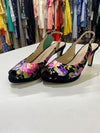 Sacha London painted suede sandals 8