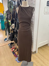 Zara crinkled maxi dress M