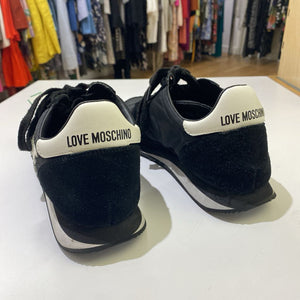 Love Moschino suede/nylon sneakers 39