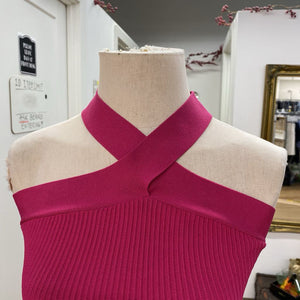 Babaton bodycon ribbed dress 2XS