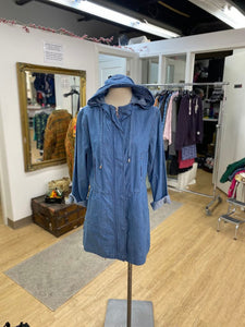 Carre Noir light denim coat NWT L