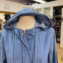 Load image into Gallery viewer, Carre Noir light denim coat NWT L
