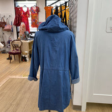 Load image into Gallery viewer, Carre Noir light denim coat NWT L

