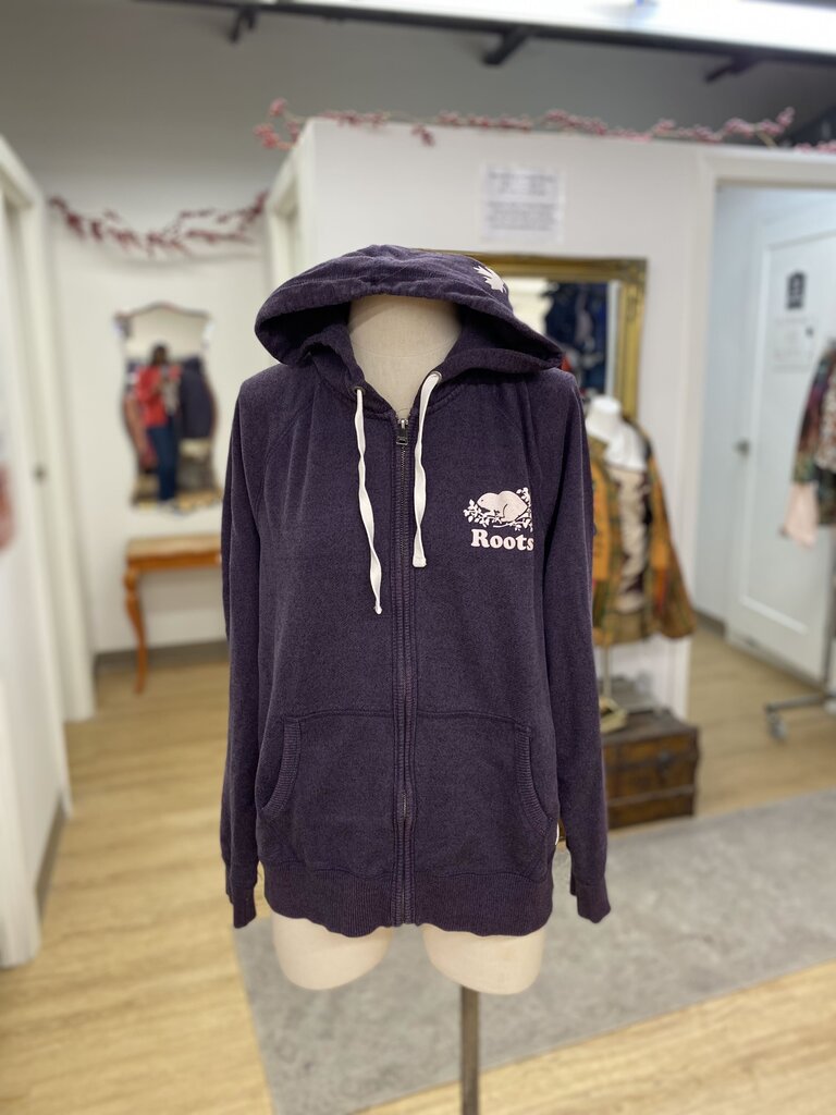 Roots zip up hoody L