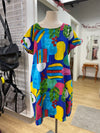 Orientique shift dress L