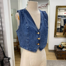 Load image into Gallery viewer, Zara denim vest NWT L
