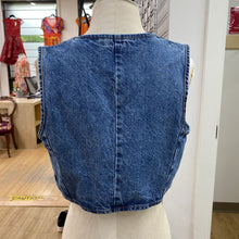 Load image into Gallery viewer, Zara denim vest NWT L
